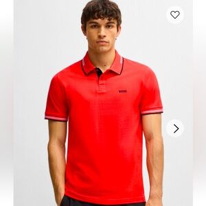 Hugo boss mens cotton slim fit polo shirt